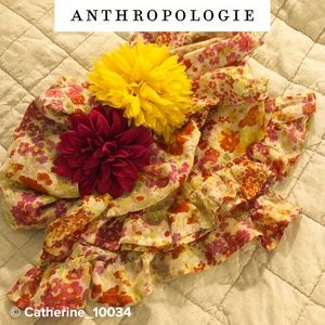 Anthropologie Scarf [BONUS: Matching Flowers!]